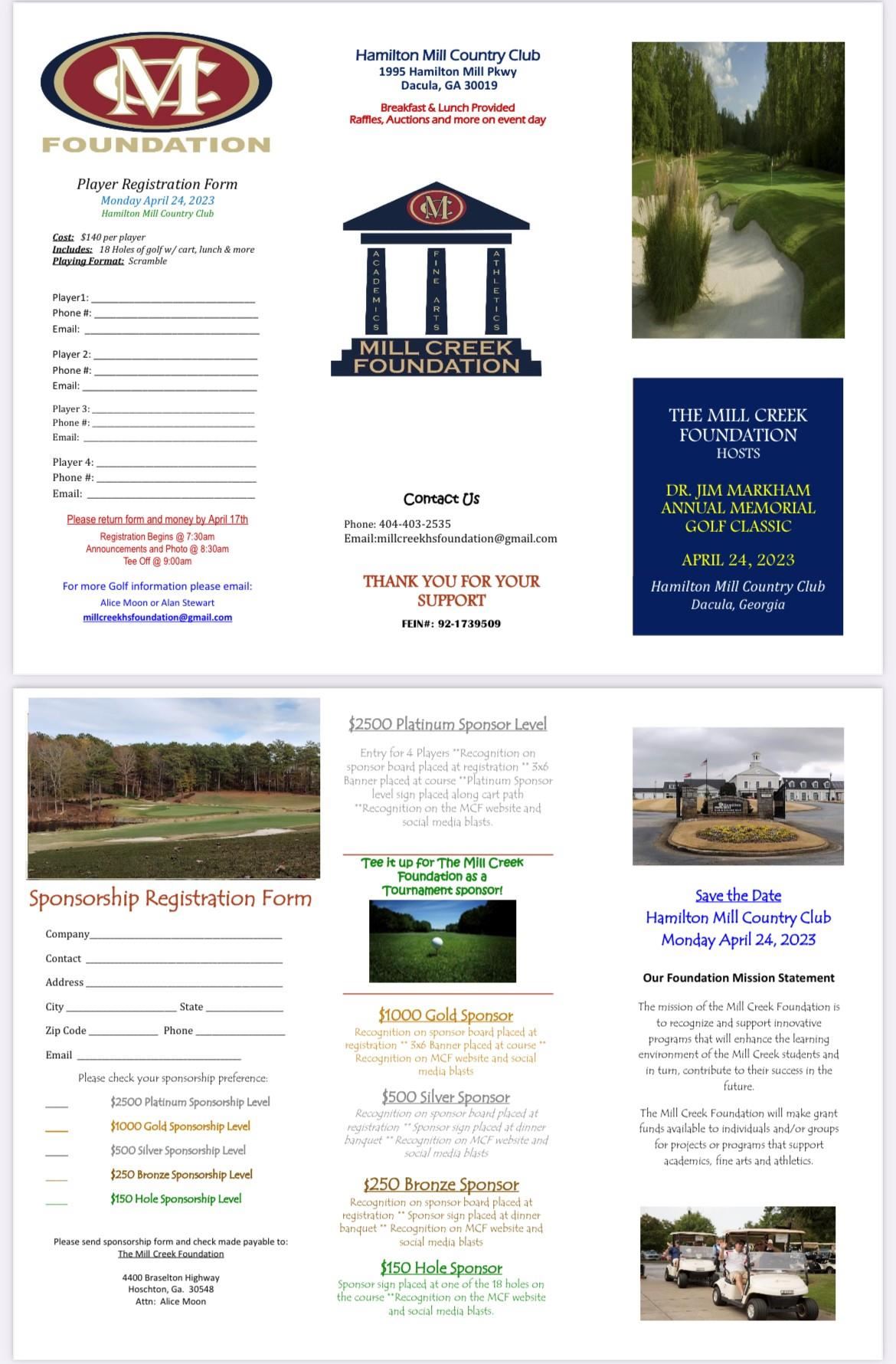 MC foundation golf tournament